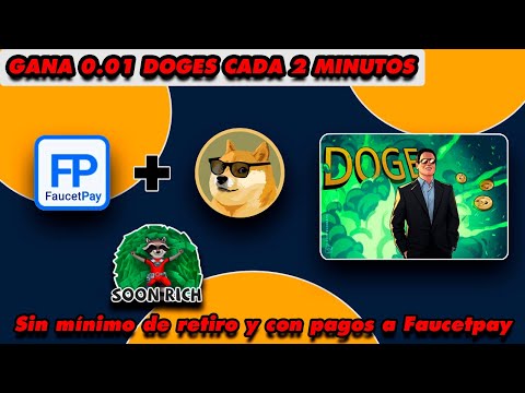 ???DOGEPOOL - Nueva FAUCET DOGECOIN - Gana 0.01 DOGES Cada 2 MINUTOS + Pagos Directos A FAUCETPAY???