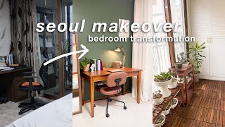 Bedroom Makeover in Seoul | Transformation, DIYs and Styling