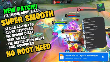 ❗New UPDATED Ultra Smooth Config 60FPS - 120FPS in Mobile Legends | Fix Lag and FPS Drop in MLBB