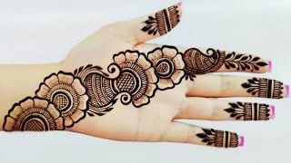 New stylish front hand mehndi design | easy mehndi design | mehndi ka design | mehndi design |mehndi