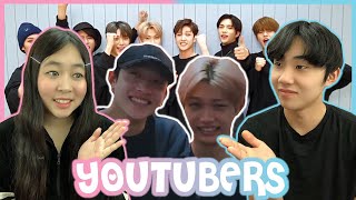 Couple Reacts To: Stray Kids As Types Of Youtubers Reaction