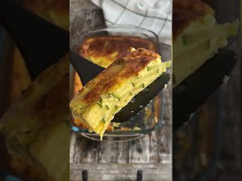 FRITTATA DI ZUCCHINE E RICOTTA AL FORNO soffice, si scioglie in bocca!