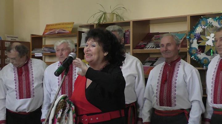 Slavuta, Ukraine, 01/14/2020  "I. The song" Real Cossacks ". Tamara Mazur.