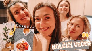 GIRLS night s HOLKAMA 🥳🍷další dárečky, RYCHLÉ BROWNIES