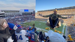 Baby Oliver's First Steelers Game And Steelers Bills Playoffs!