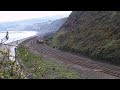 (HD)Mr Floyd & D1015 FULL SALUTE absolute storm of Dawlish sea wall 16th May 2010