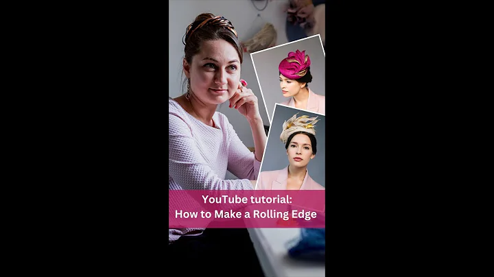 How to Make a Sinamay Rolling Edge with Elena Shvab Millinery, London