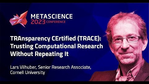 TRAnsparency CErtified (TRACE): Trusting Computational Research Without Repeating It