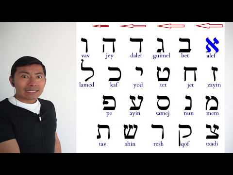 Video: ¿Cómo se pronuncia el alfabeto hebreo?
