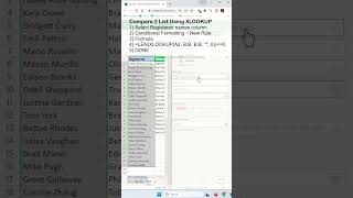 compare two lists to find missing values using xlookup in excel - excel tips and tricks