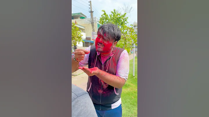 Holi Ka Teeka Gone Wrong ~ Sujal Thakral #shorts #ytshorts #youtubeshorts #funny #holi #happyholi