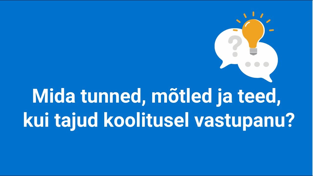 VIDEO 4 kui tunned vastupanu