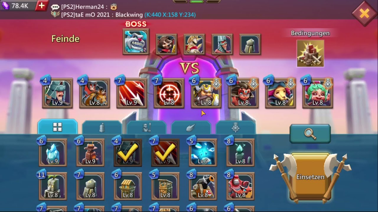 Lords Mobile - Vergeway Kapitel 8 - Stufe 4