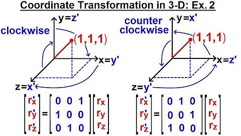Physics Ch 67.1 Advanced E&M: Review Vectors (15 of 55) Coordinate Transformation in 3-D: Ex. 2