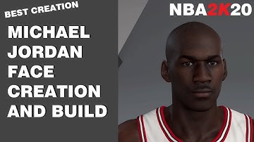 MICHAEL JORDAN FACE CREATION NBA 2K20 | MICHAEL JORDAN BUILD NBA 2K20