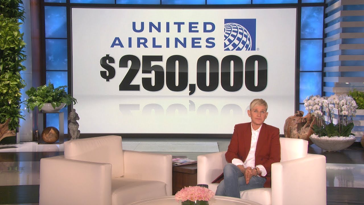 A Big Donation from United Airlines to Ellen’s Australia Relief Fund