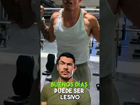 ⚠️☠️Nunca Hagas Este Ejercicio de Buenos Días Con Barra #fitness #bodybuilding #culturismo