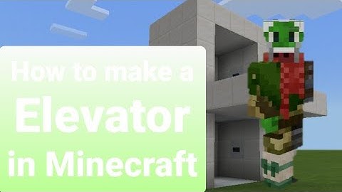 HOW TO MAKE ELEVATOR ONLY COMMAND BLOCK [EASY] [MINECRAFT]