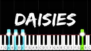 Justin Bieber - DAISIES - Piano Tutorial