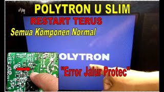 Polytron U Slim Tv On For A Moment And Off Again Everything Is Normal And Still Protected