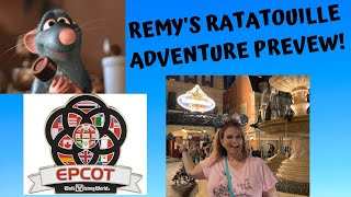 Remys Ratatouille Adventure - New Disney World Ride At Epcot New French Restaurant