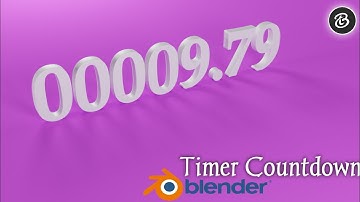 Timer Count down Animation nodes in Blender 2.9 | Animation nodes.
