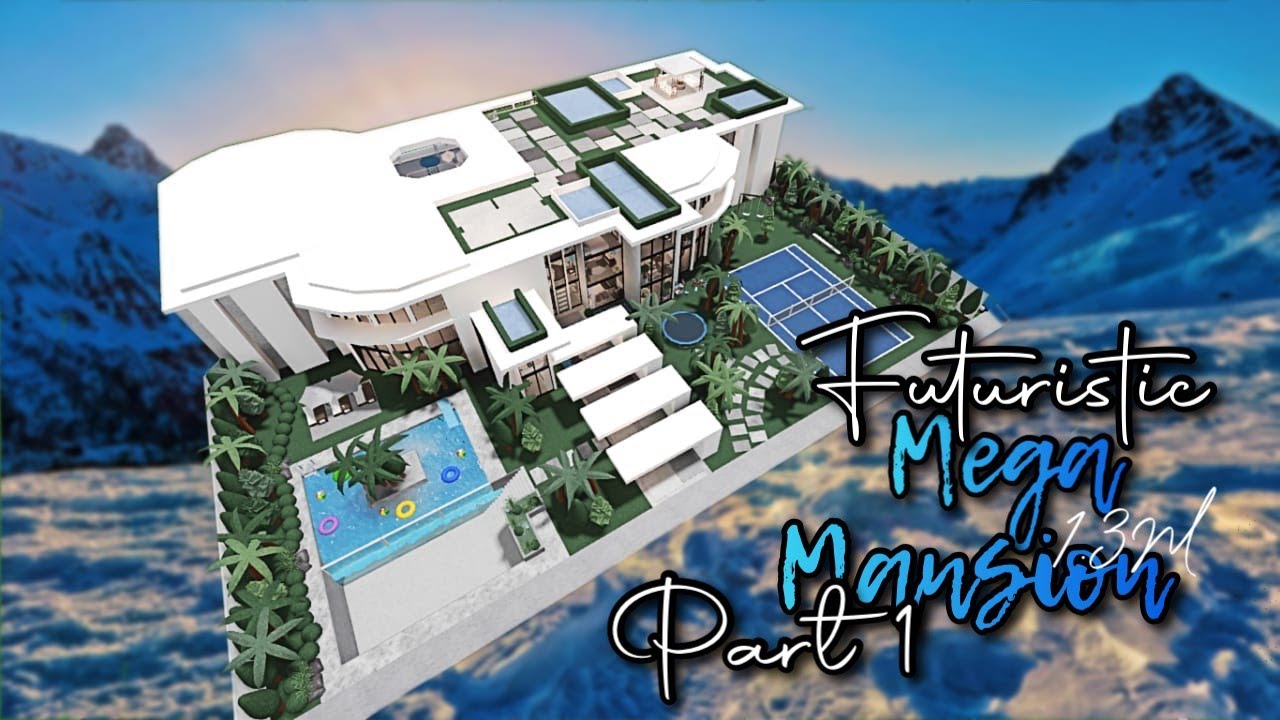 Futuristic Mega Mansion Infinity Pool Bloxburg Speedbuild Part My Xxx Hot Girl