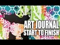 How to: Art Journal Page - Positive Change