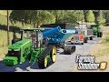 FS19- CUSTOM HARVEST CREW IS A ROLLING! 3 NEW HIRED HANDS JOINED THE CREW | #5