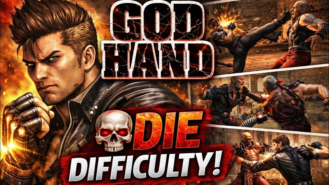 God Hand Stage 1–2 on DIE Difficulty 💀 | 