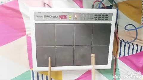 Percussion Duff patch on Roland SPD 20 Octapad || Devanand Priyadarshi