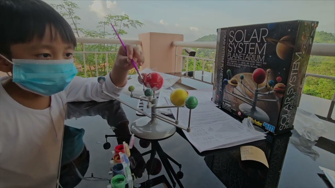 Build and Paint Solar System Planetarium