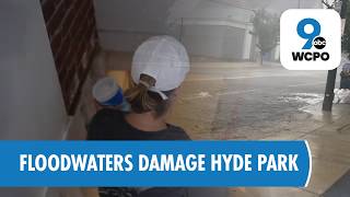 Hyde Park residents, business owners dealing with cleanup after flooding from heavy rain screenshot 1