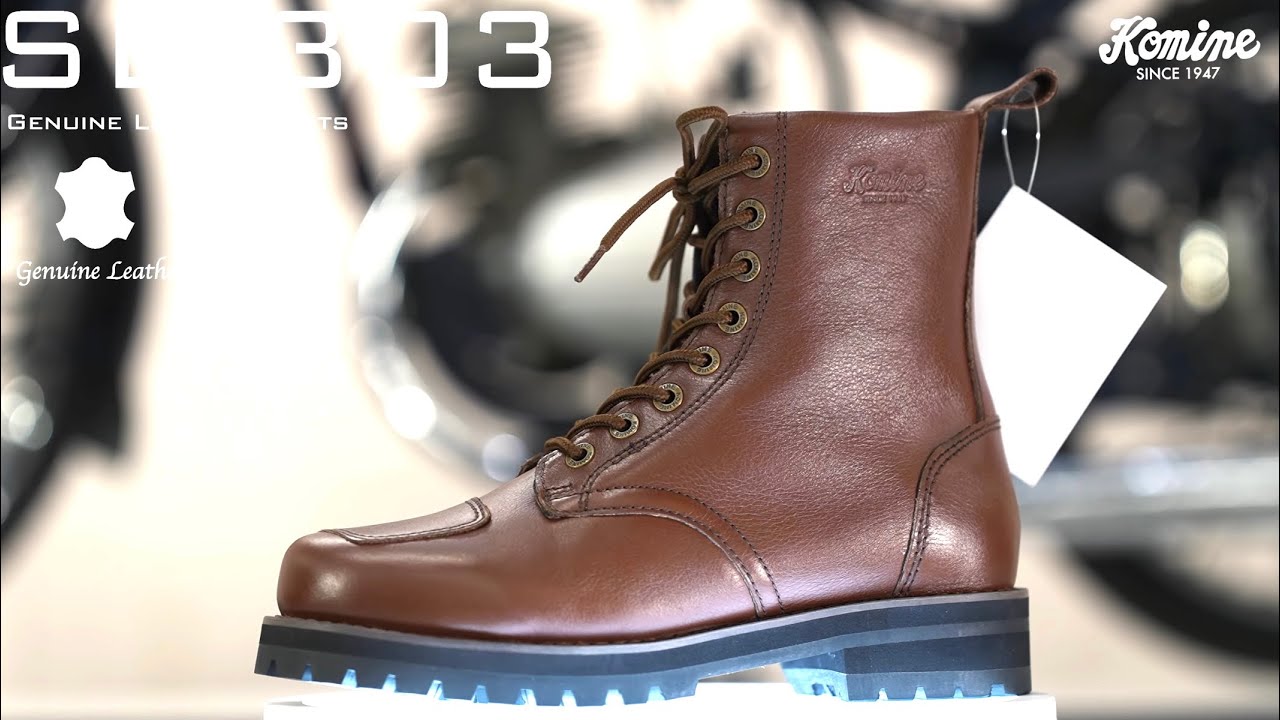 SB-303 Genuine Leather Boots - YouTube