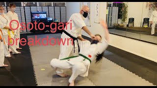 Breakdown of Osoto-gari (large outer reap)