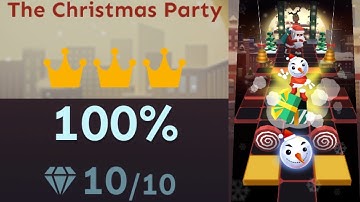 [Rolling Sky Edit] Rolling Valley | The Christmas Party | 100% Perfect All Gems And Crown