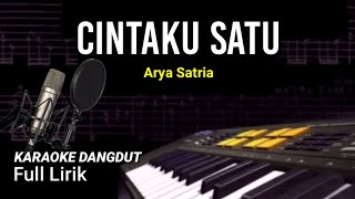 KARAOKE DUET FULL LIRIK - CINTAKU SATU - ARYA SATRIA