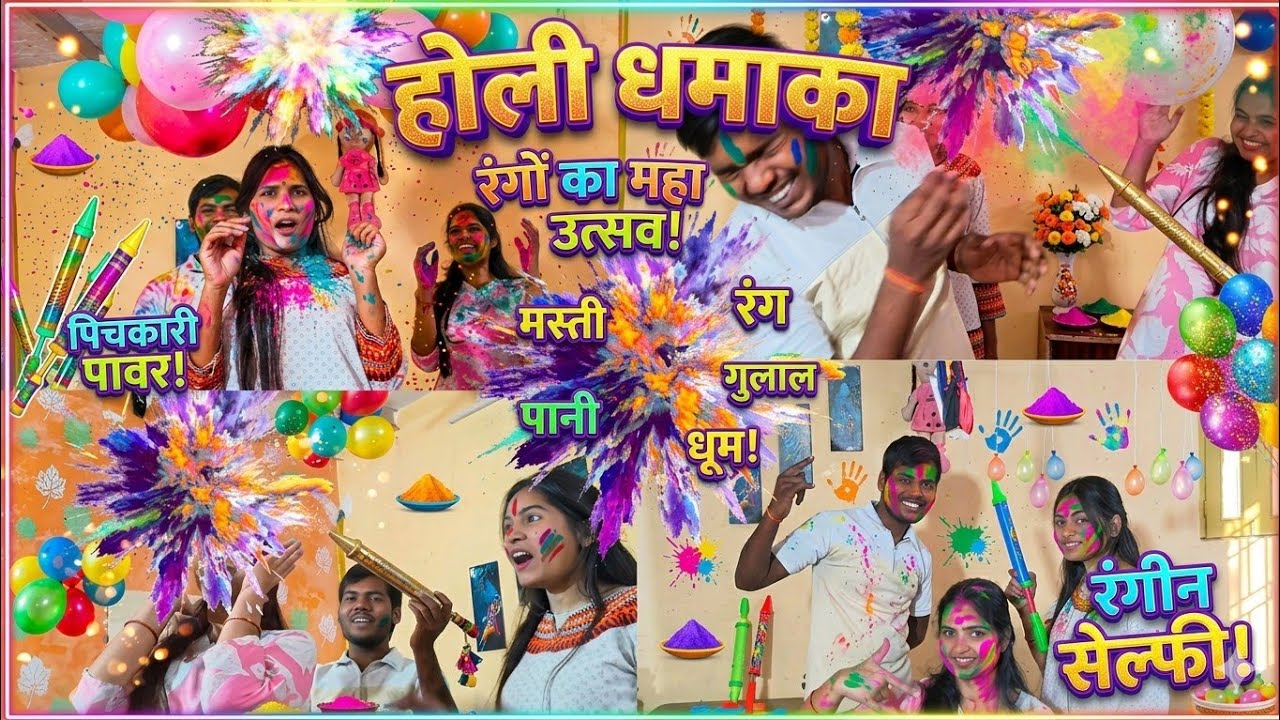 होली की मस्ती 🎨| Holi fun | Holi Celebration | Funny Holi Video | Holi #holispecial #festival 😂🤣
