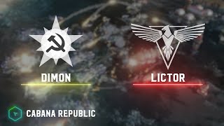 Dimon(S) vs LiCtor(A) - Cabana Republic - Red Alert 3 screenshot 4