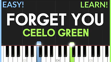 Forget You - CeeLo Green | EASY Piano Tutorial