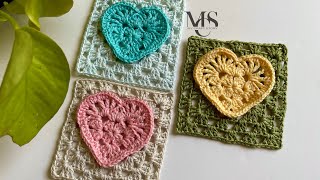 3D heart granny square | crochet granny heart square by Beyond Diary 1,123 views 8 months ago 11 minutes, 10 seconds