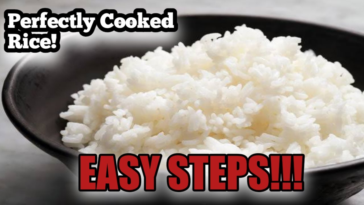 How to Cook Rice Properly | EASY STEPS 