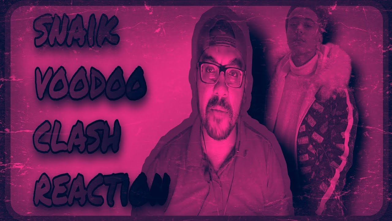 SNAIK - VOODOO (lyrics video) BEAT : MERONEMUSIC / PROD : SLAY (clash) (reaction)