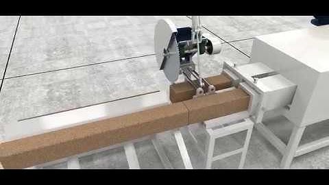 Wood pallet block production line