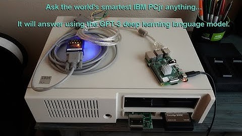 IBM PCjr + GPT-3