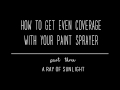 How to Paint Furniture with a Spray Gun