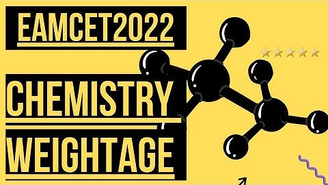 EAMCET 2022|| CHEMISTRY WEIGHTAGE|| UPDATED|| DR BUDDIES|| TS EAMCET|| AP EAPCET