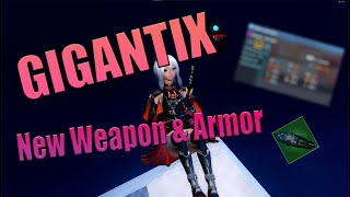 PSO2NGS - GIGANTIX new Weapon and Units!