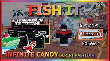 FISH IT Script Pastebin 2025 INFINITE CANDY, 10X SPEED FISHING, FREE INSTANT FISHING (NO KEY) 🎄🐟