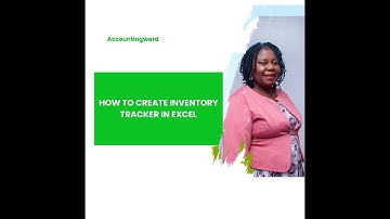 How To create an Inventory Tracker in Excel